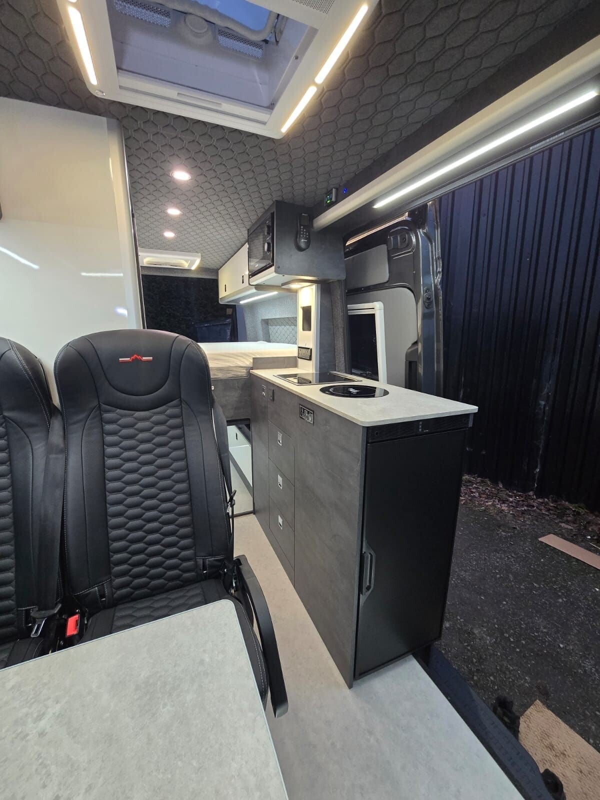 The VANZ Adventures workshop in Birmingham where the campervan furniture is built