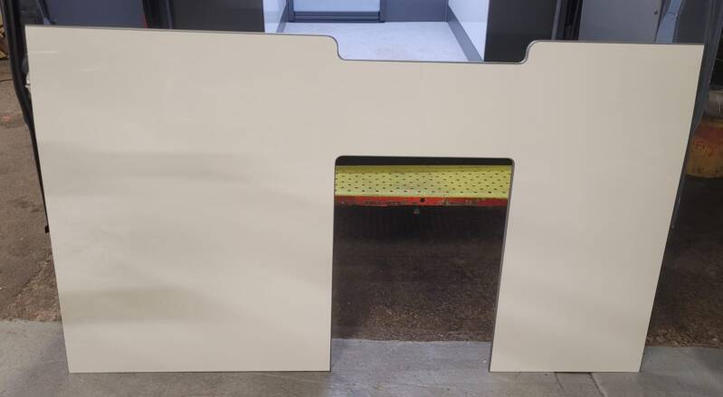 Bed Board Divider with Roller Door