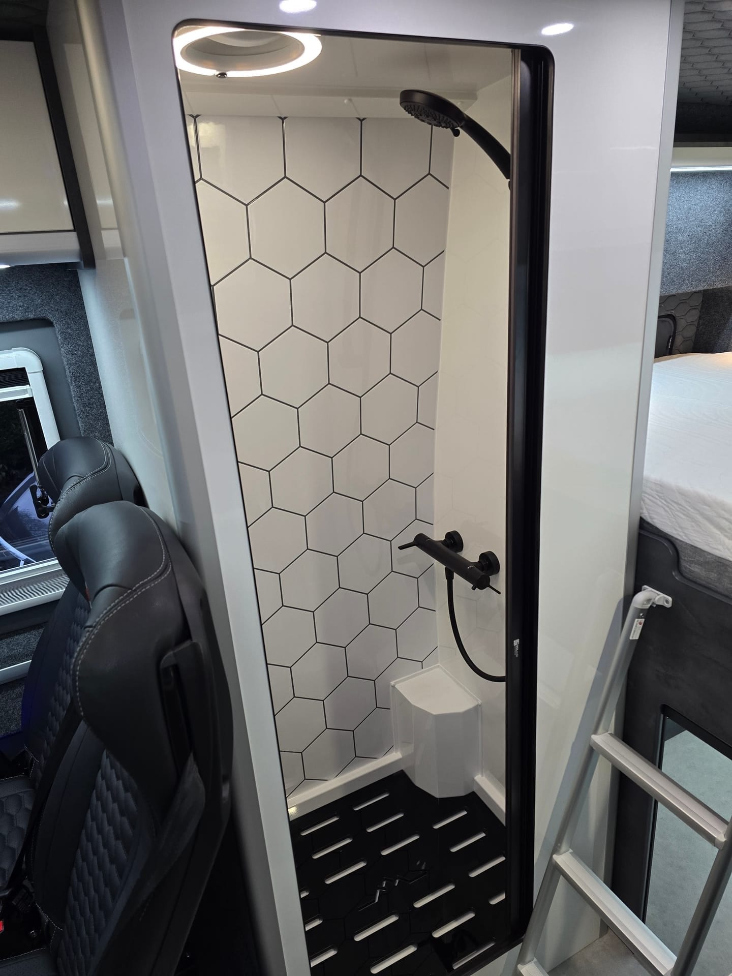 Shower / Toilet Cubicle with Roller Door & Shower Tray